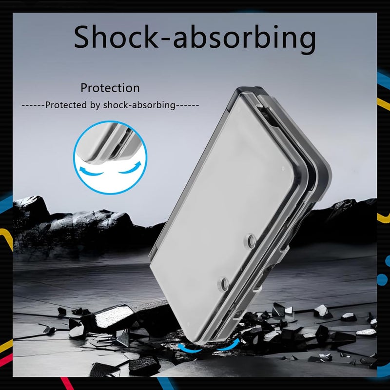 DTOL New 3DS XL Case - Ultra Clear Crystal Transparent Hard Shell Protective Case Cover Skin Shell for 2015 New Nintendo 3DS LL - Image 4